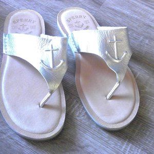 Nautical Gold Sperry Sandals